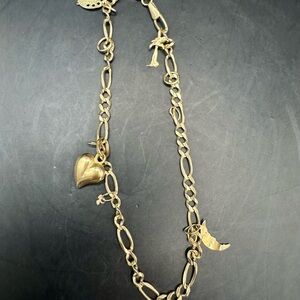 Italian Gold Charm Bracelet